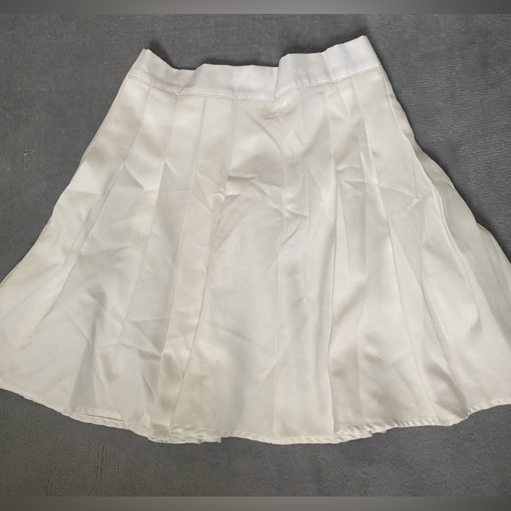 Preppy White Tennis Skirt - Romwe - Size 6